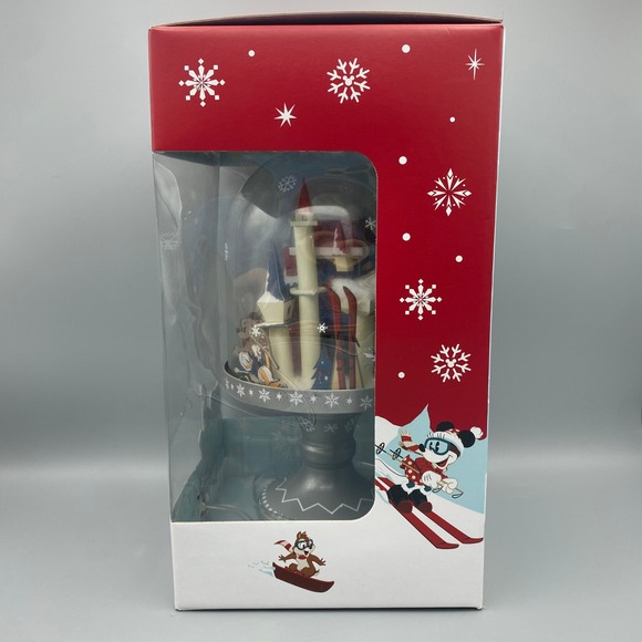 Disney Mickey Minnie Mouse‎ Winter Wonderland Light Up Figurine Dome Christmas - Picture 2 of 6